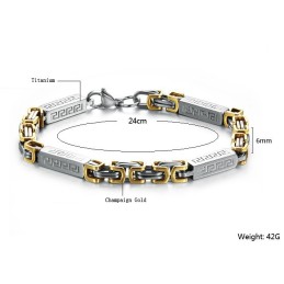 Pulsera De Titanio Para Hombre De Renombre Mundial