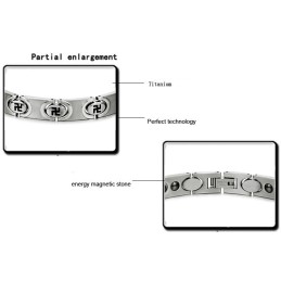 Pulsera De Titanio De Alta Calidad Para Hombre