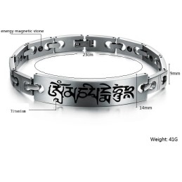 Pulsera De Piedra Imán De Titanio, La Reina De La Salud Masculina De Calidad