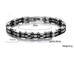 Pulsera Clásica De Titanio Para Mujer De Calidad Superior