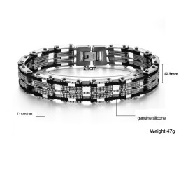 Pulsera De Titanio De Alta Calidad Para Hombre