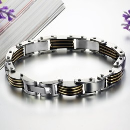 Pulsera De Titanio Para Hombre Fácil De Usar