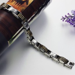 Pulsera De Titanio Para Hombre Fácil De Usar