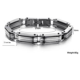 Pulsera De Titanio Para Hombre, El Rey De La Cantidad