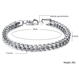 Pulsera Clásica De Titanio Para Hombre Con Calidad Y Cantidad Garantizadas