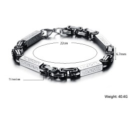 Conocido Por Su Excelente Calidad En Pulseras De Titanio Para Hombre.