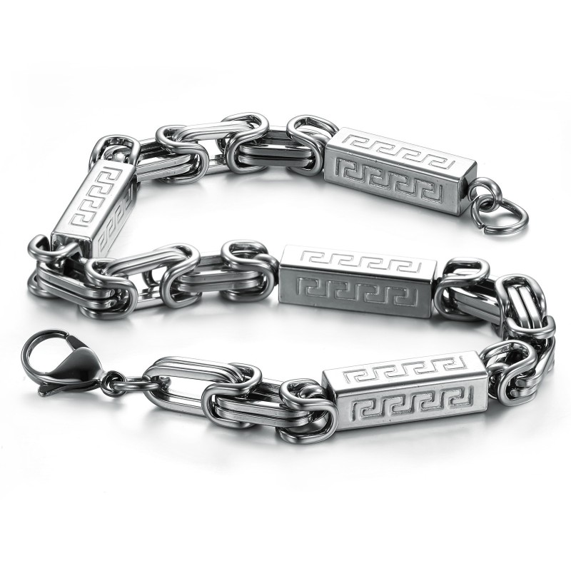 Pulsera De Titanio Concisa Para Hombre Con Reputación Confiable Pulsera De Titanio Concisa Para Hombre Con Reputación Confiable