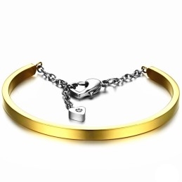 Pulsera De Titanio Con Forma De Corazón De Calidad Confiable