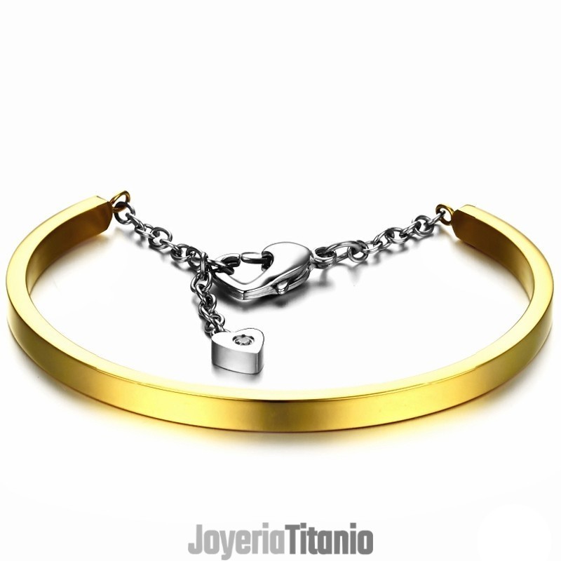 Pulsera De Titanio Con Forma De Corazón De Calidad Confiable Pulsera De Titanio Con Forma De Corazón De Calidad Confiable