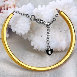 Pulsera De Titanio Con Forma De Corazón De Calidad Confiable