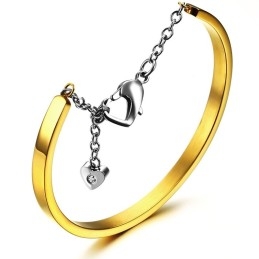 Pulsera De Titanio Con Forma De Corazón De Calidad Confiable