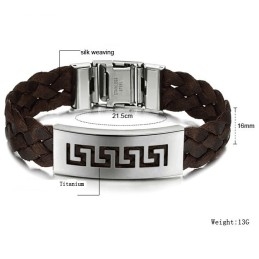 Brazalete De Titanio Great Wall Para Hombre, De Rendimiento Confiable