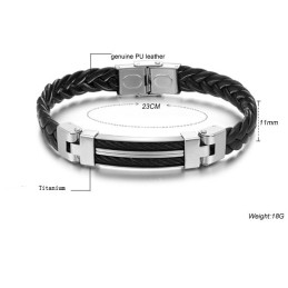 Brazalete De Titanio Para Hombre Fácil De Usar