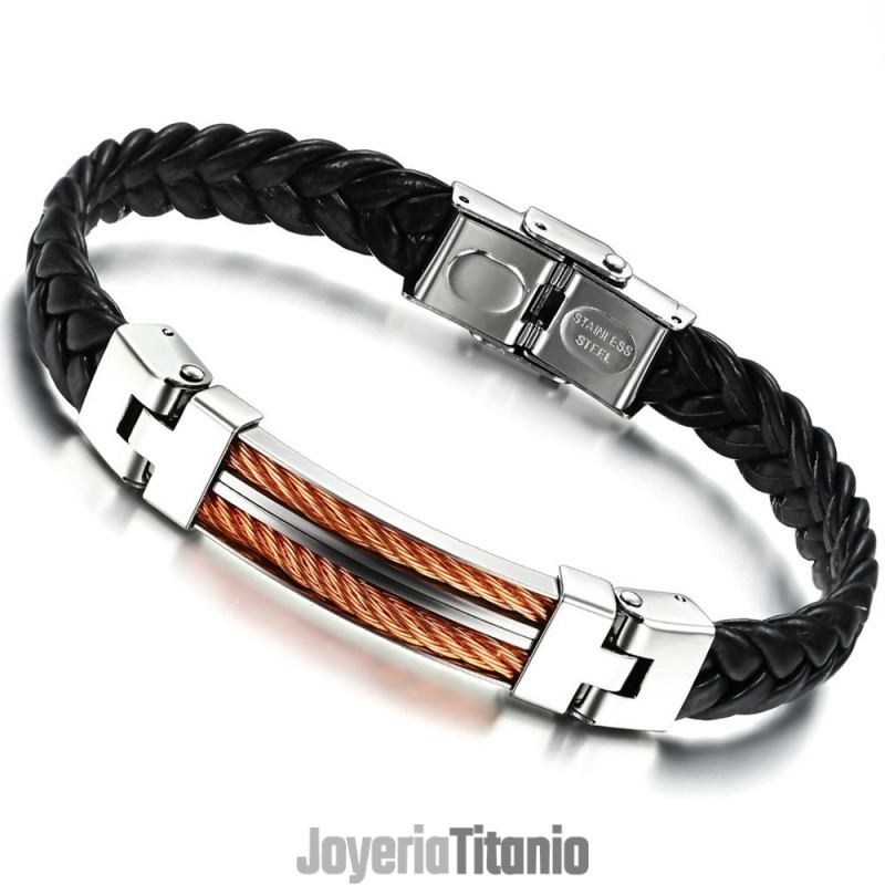 La Reina De La Calidad: Brazalete De Titanio Para Hombre