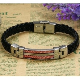 La Reina De La Calidad: Brazalete De Titanio Para Hombre