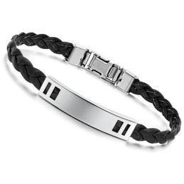 Brazalete De Cuero De Titanio Para Mujer Fácil De Usar
