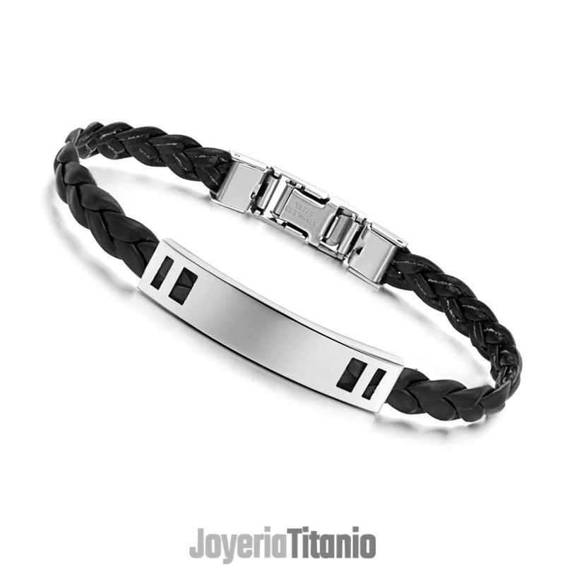 Brazalete De Cuero De Titanio Para Mujer Fácil De Usar