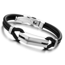 La Reina De La Calidad: Brazalete De Silicona Y Titanio