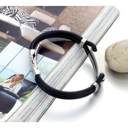 La Reina De La Calidad: Brazalete De Silicona Y Titanio