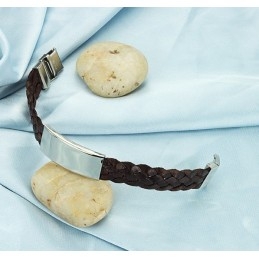 La Reina De La Calidad: Brazalete De Titanio Marrón