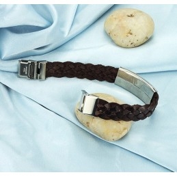 La Reina De La Calidad: Brazalete De Titanio Marrón