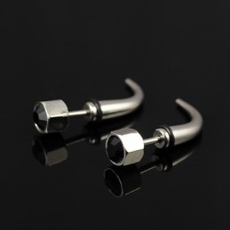 Pendientes De Titanio Para Hombre