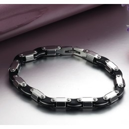 Brazalete De Silicona Y Titanio De Amplia Variedad