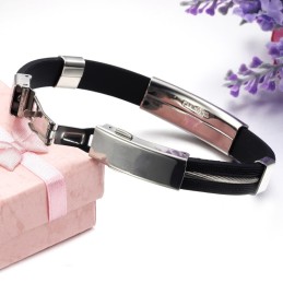 Brazalete De Titanio Para Hombre De Calidad Confiable