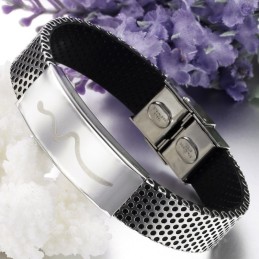 Brazalete De Titanio De Alta Calidad Con Forma De Víbora Masculina