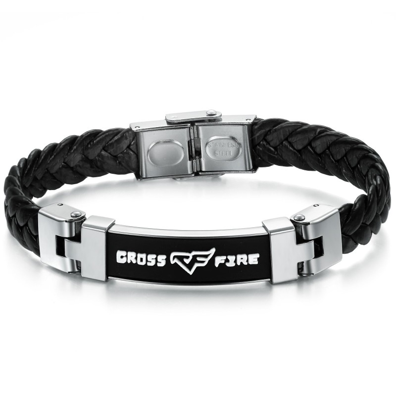 Brazalete De Cuero De Titanio De Reputación Confiable Brazalete De Cuero De Titanio De Reputación Confiable