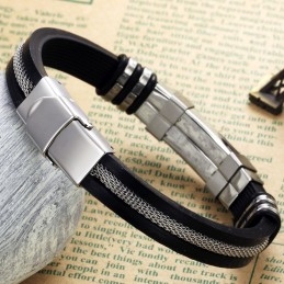 La Reina De La Calidad: Brazalete De Silicona Y Titanio