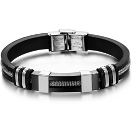 Brazalete De Silicona Y Titanio Con Calidad Y Cantidad Garantizadas