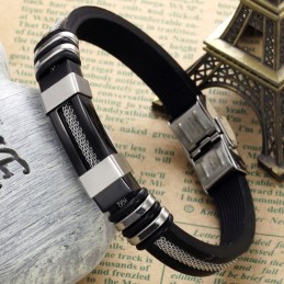 Brazalete De Silicona Y Titanio Con Calidad Y Cantidad Garantizadas