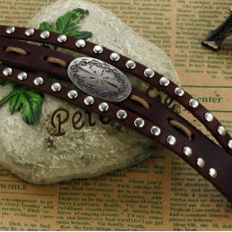 Brazalete De Cuero De Titanio Retro Para Hombre Con Calidad Y Cantidad Garantizadas