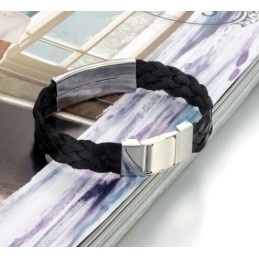 Brazalete De Cuero Y Titanio Con Diseño De Escorpión Para Hombre, Fácil De Usar