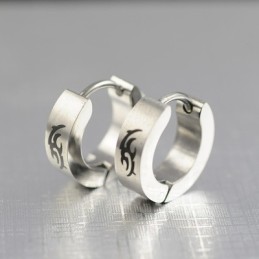 Pendientes De Titanio Para Hombre