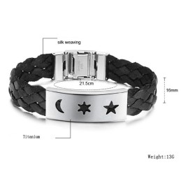Brazalete De Titanio Para Hombre Fácil De Usar