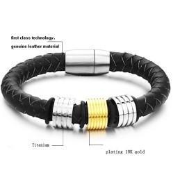 Brazalete De Titanio Para Hombre De Calidad Estable