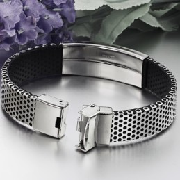 Brazalete De Cuero De Titanio Para Tener Una Larga Historia