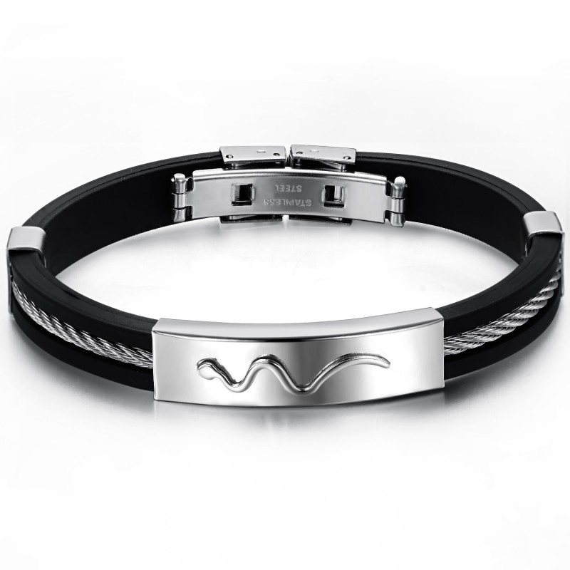 Brazalete De Cuero De Titanio Viper De Reputación Confiable Brazalete De Cuero De Titanio Viper De Reputación Confiable