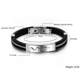 Brazalete De Cuero De Titanio Viper De Reputación Confiable
