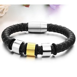 Brazalete De Cuero De Titanio Para Mujer De Calidad Estable