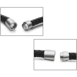 Brazalete De Cuero De Titanio Para Mujer De Calidad Estable