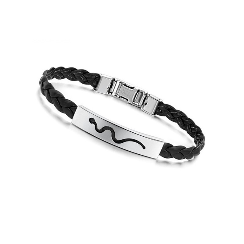 Brazalete De Cuero De Titanio Para Mujer De Reputación Confiable Brazalete De Cuero De Titanio Para Mujer De Reputación Confiable