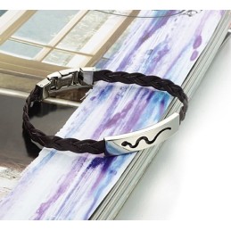 Brazalete De Cuero De Titanio Para Mujer De Reputación Confiable
