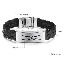 Brazalete De Titanio Para Hombre De Calidad Estable