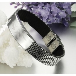 Brazalete De Cuero De Titanio Para Hombre, Duradero Y De Uso Frecuente.