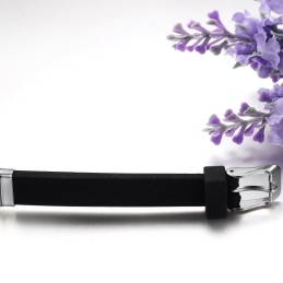 Brazalete De Silicona Y Titanio De Amplia Variedad