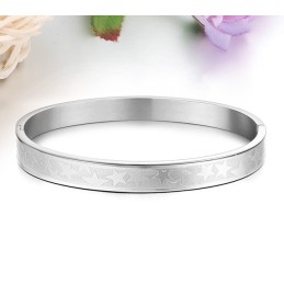 Brazalete De Titanio Con Forma De Estrella Fácil De Usar Para Amantes