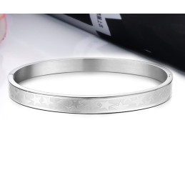 Brazalete De Titanio Con Forma De Estrella Fácil De Usar Para Amantes
